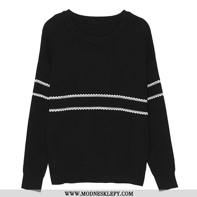 Damskie Sweter Stylowe I Wygodne Moda Z Długim Rękawem Dzianiny Jesień 2020 Elegancki Bluzy Kapturem