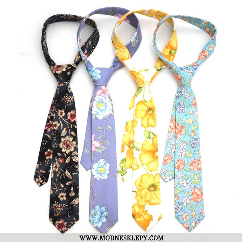 Damskie Krawaty , Krawat, Kobieta, Brytyjski Kwiatowy 7cm Ręcznie Robione Pudełko Odzież Formalna Br