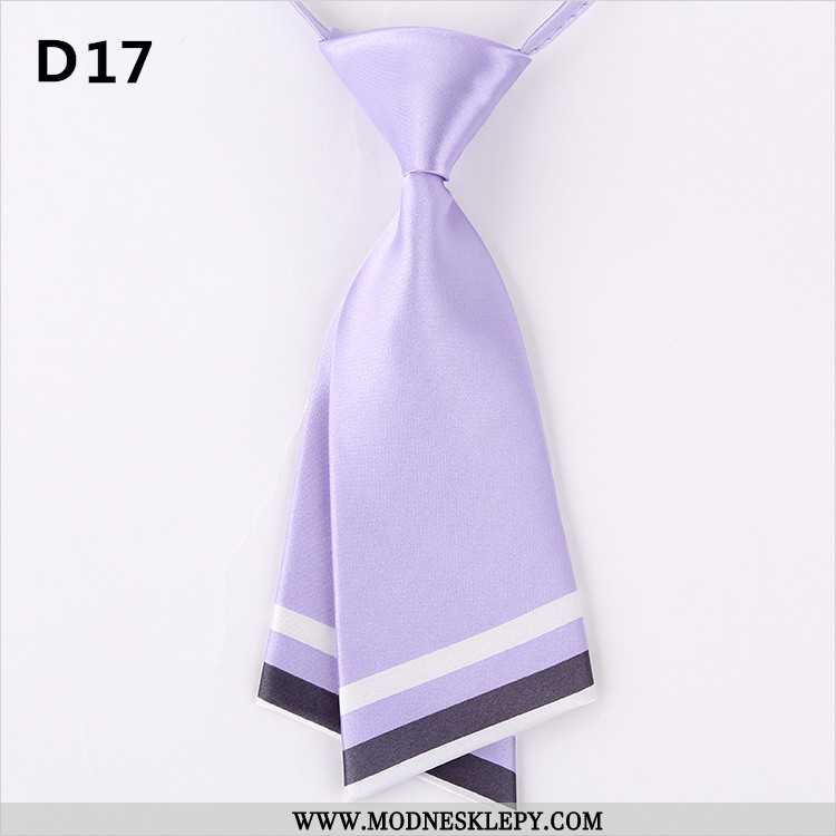  fioletowy - Krawaty Damskie Biznes Odzież College Styl Kobiet Mały Krawat Jk Muszka Kołnierz Kwiat Dekoracyjne B