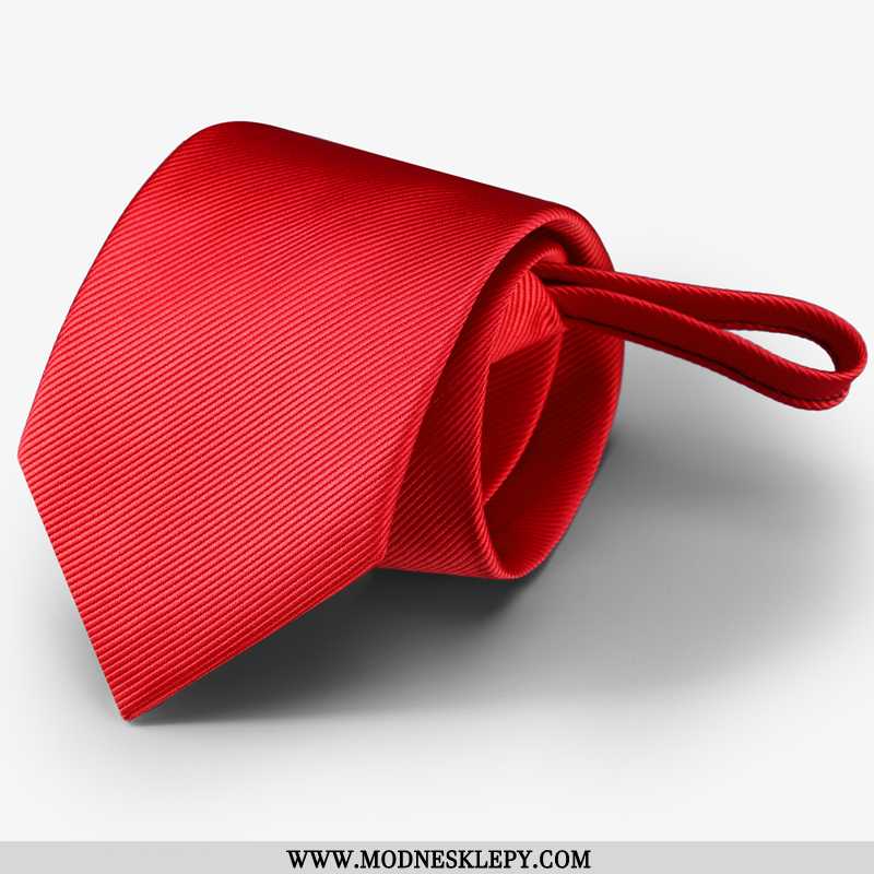 Męskie Krawaty Krawat Ubrania Okolicznościowe Dla Mężczyzn Biznes Czerwony Ślubu Pan Młody Ślub Kobi