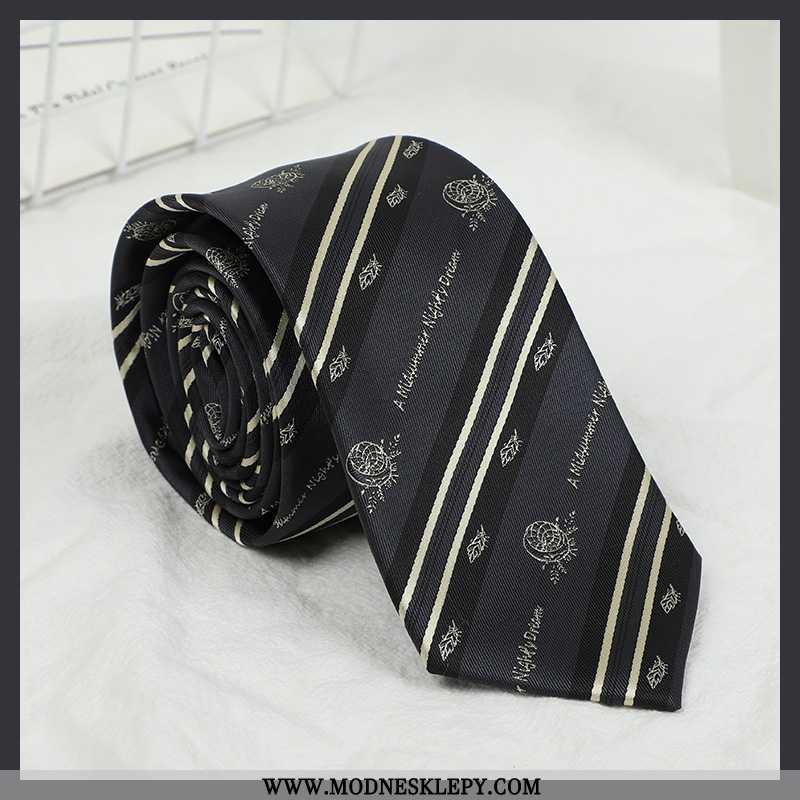 Męskie Krawaty Oryginalny Dk Jednolite Akcesoria Mężczyzna College Styl Koszula Jk Krawat Kobiet Cza